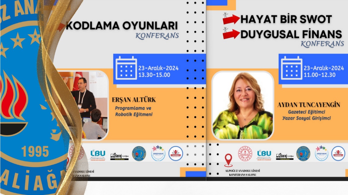 Alp Oğuz Anadolu Lisesi Öğrencileri için “SWOT, Kodlama Oyunları ve Duygusal Finans” Konferansı 23 Aralık’ta Gerçekleştirilecek 